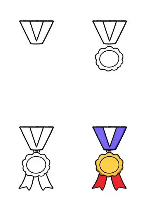 🏅奖牌简笔画🌟