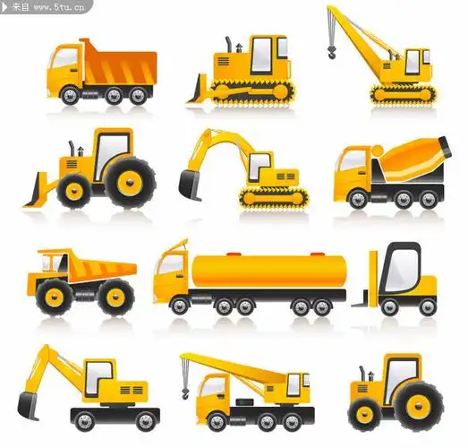 工程车矢量素材