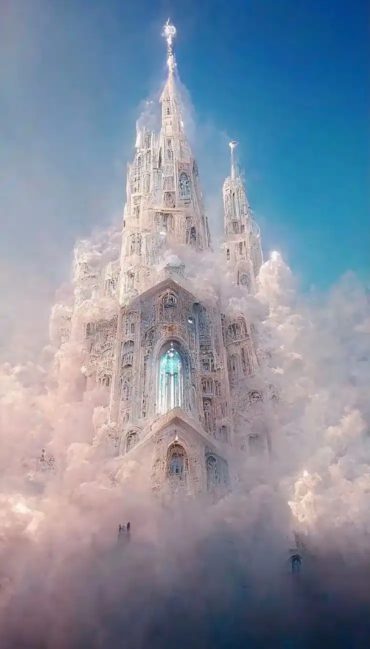 梦幻城堡 #治愈系风景 #壁纸 #送你一张壁纸 #唯美意境 - 抖音