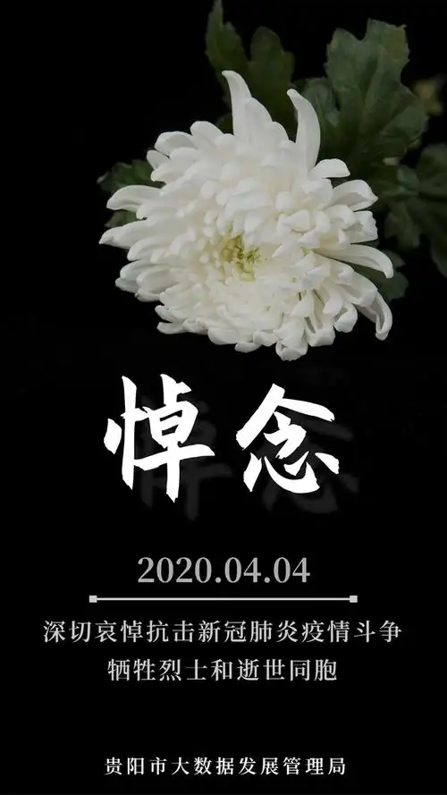 今天,缅怀逝者,致敬英雄.