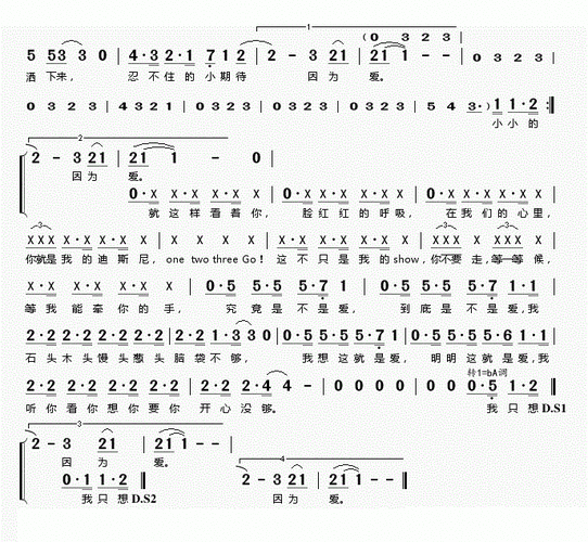 tfboys宠爱简谱tfboys宠爱歌词