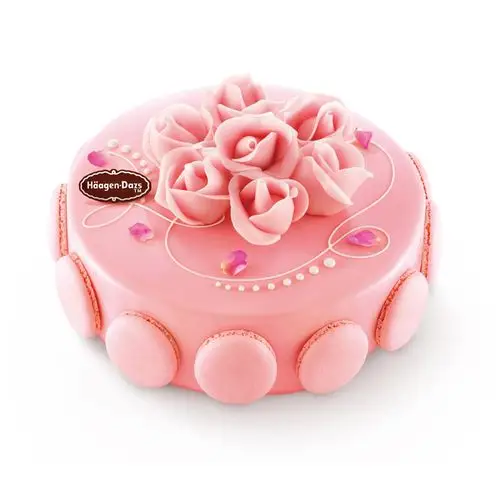 黑龙江哈尔滨哈根达斯蛋糕冰淇淋生日6寸8寸同城配送新鲜生日蛋糕