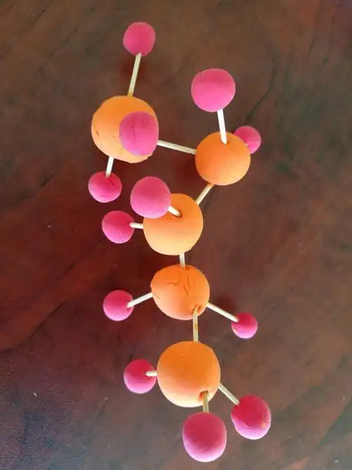 乌一中2017级举办有机化学模型展