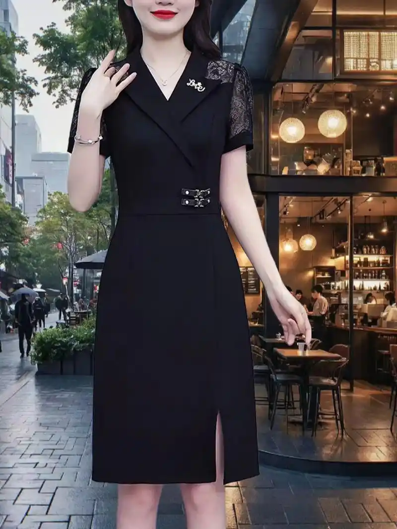 女神们~这款时尚高档大码女装连衣裙,是时尚与气质的完美融合.