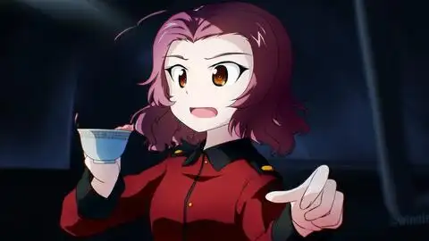 【鸑鷟】欢乐的线上模式《少女与战车》蔷薇果:全场最浪!