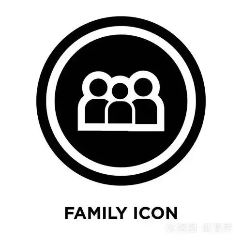 在白色背景上孤立的家庭图标向量, 标志概念的家庭标志在透明的背景