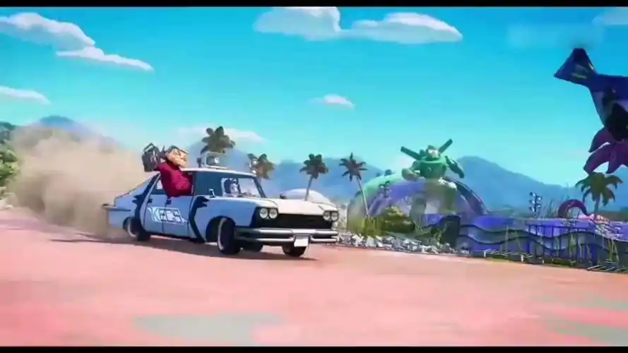 用魔神英雄传主题曲打开康达姆机器人