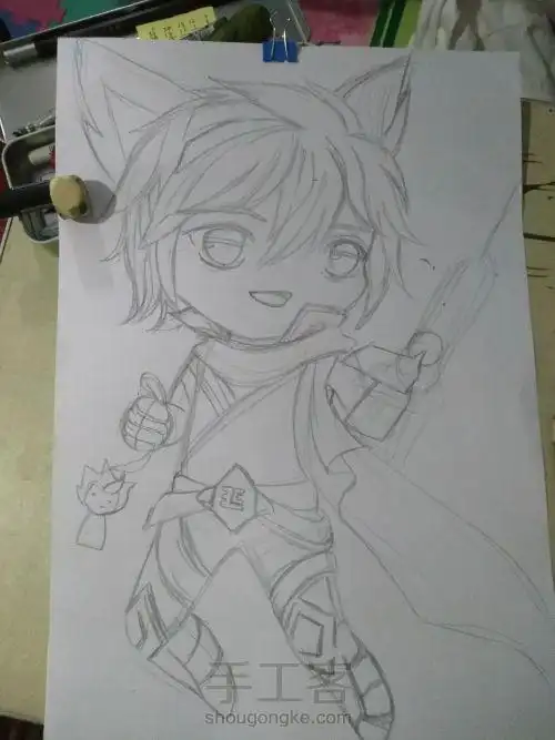 第二是诸葛亮,第三是鲁班,第四是百里玄策,这第五件就画百里守约