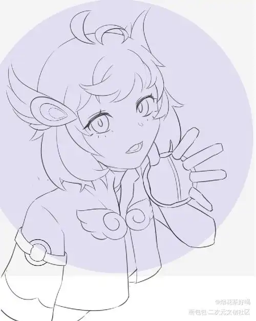 摸了未来时空和天使之翼_王者荣耀孙膑绘画作品