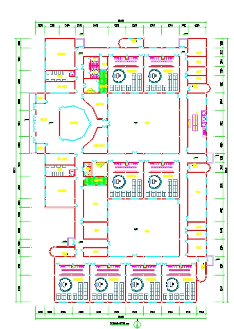 上海某机关幼儿园建筑平面设计图