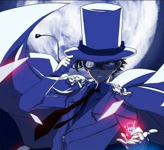 怪盗基德的邪笑,帅炸了!