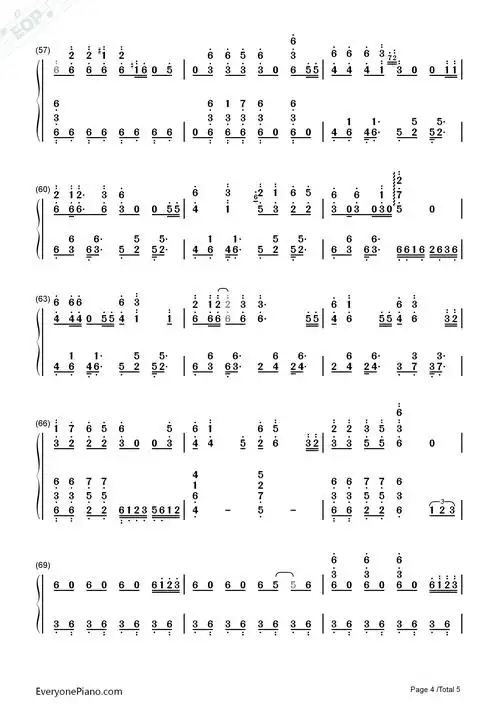 极乐净土garnidelia双手简谱预览4