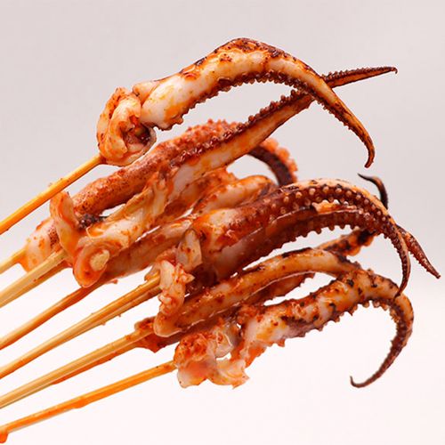 玉蚨鱿鱼须小串大号网红手把铁板铁板烧烧烤油炸冷冻鱿鱼