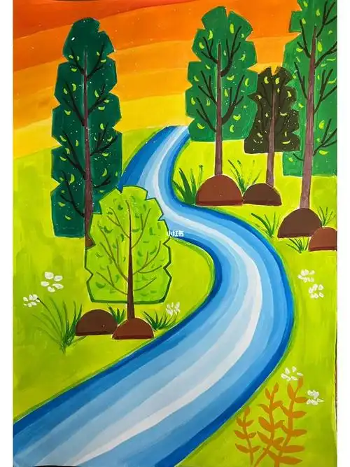 色彩构成色相推移作业明度推移纯度推移