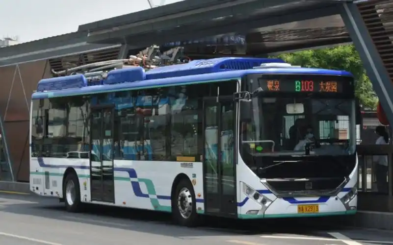 pov5解放东路b系列线路大赏①济南公交b103路砚泉大观园下行循环路段