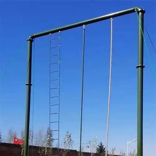 体能训练器材爬绳爬杆架消防塔模拟直升机训练平台