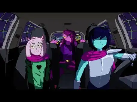 【三角符文同人音乐】赛博世界?但是由女王的混音带播放