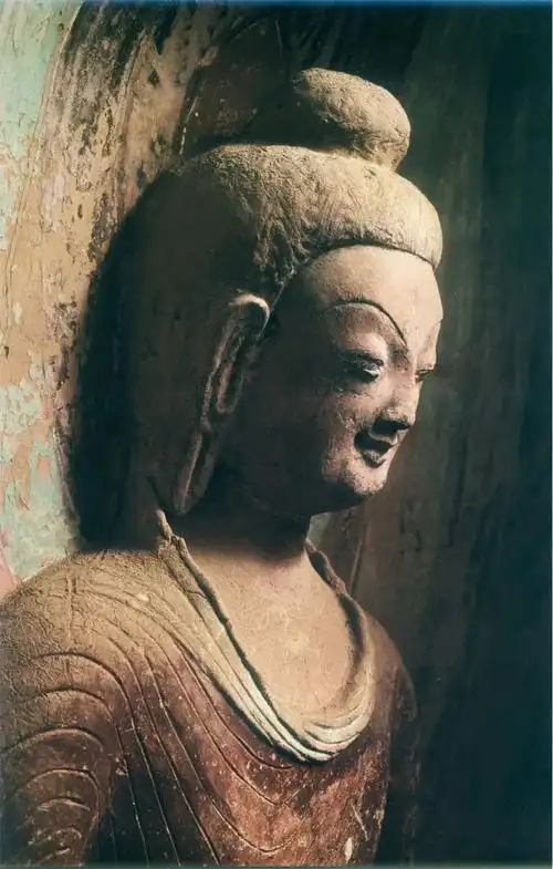 (图1)莫高窟第259窟(北魏)北壁禅定佛,选自樊锦诗主编,吴健摄影