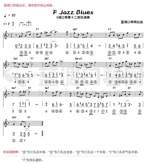 会让人上火的干货如何用一把c调口琴玩转蓝调口琴上12个调的jazzblues