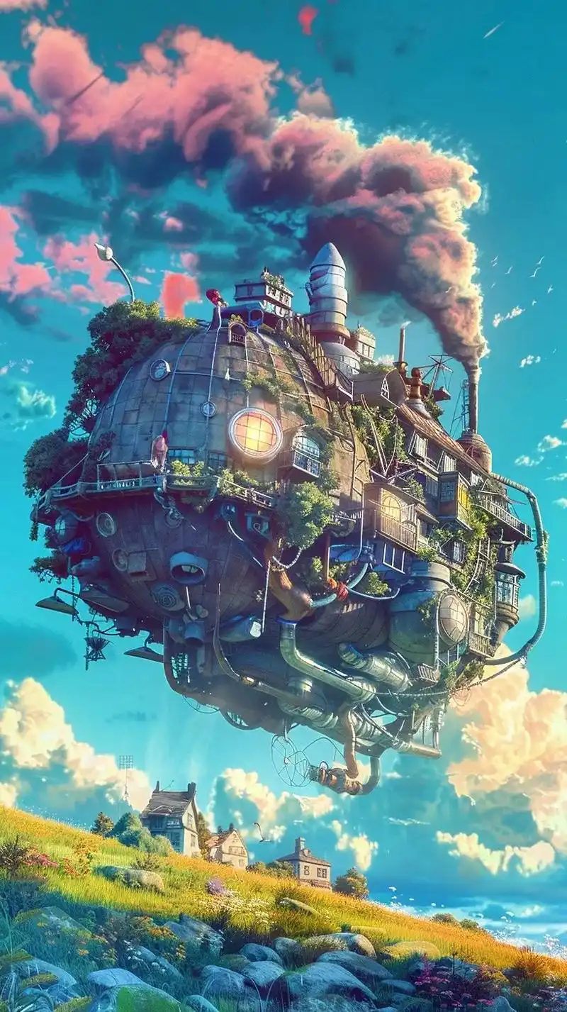 哈尔的移动城堡.故事发生在一个充满魔法的世界里,18岁的年轻 - 抖音