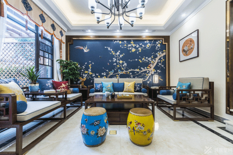 350㎡别墅大美中国风|古朴悠扬,素雅禅意 -金茂湾装修