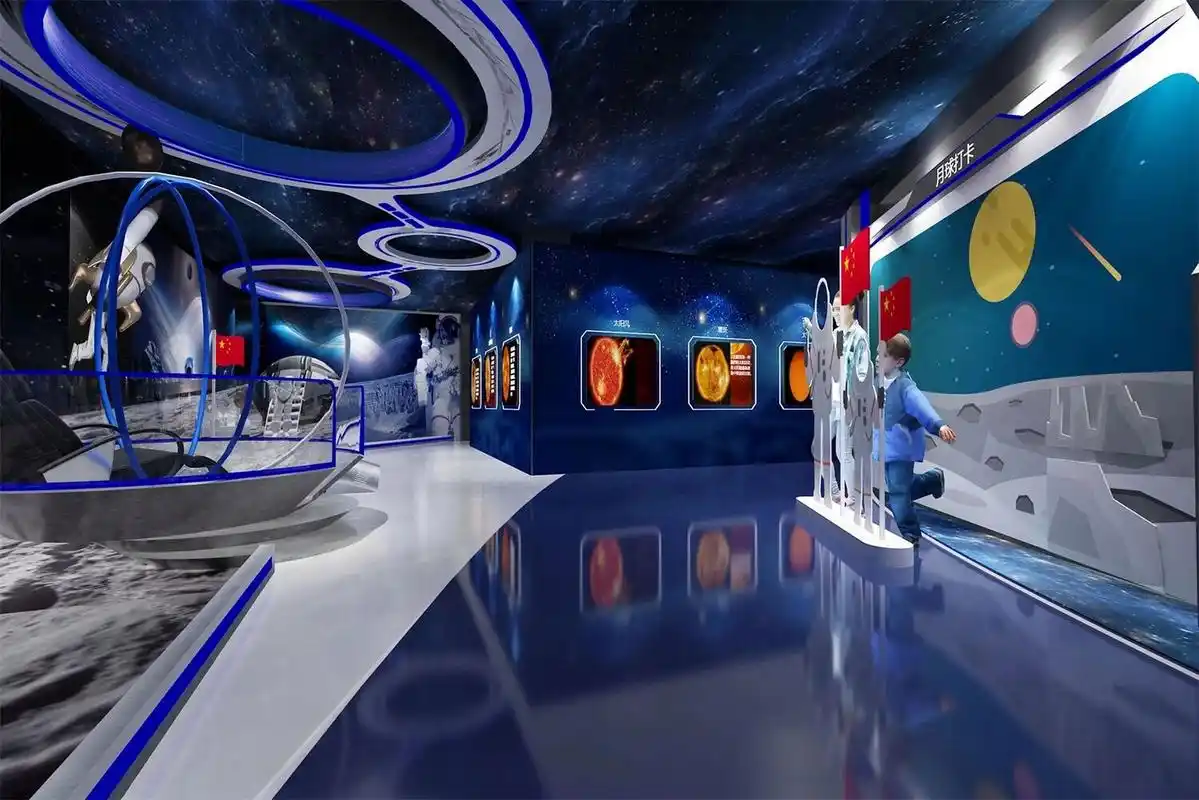 航天科普馆·展厅设计|主题展馆 航天科普馆是科技类展馆中的一种主题
