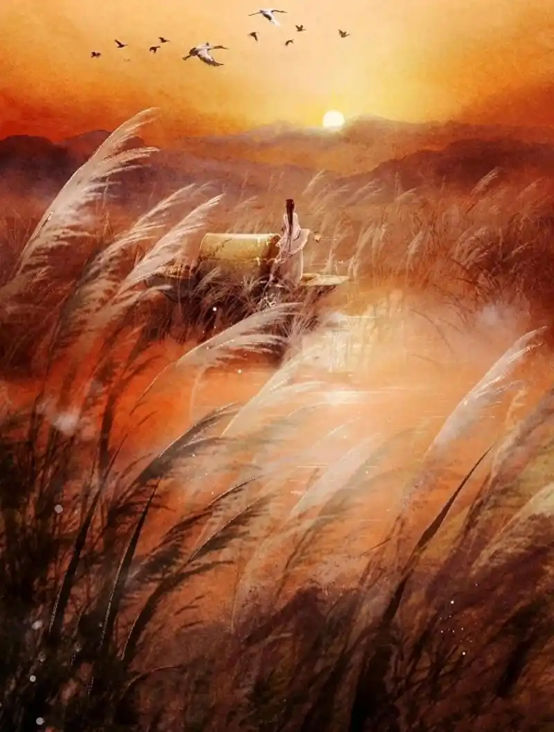 【唐】王维《使至塞上》  大漠孤烟与都市霓虹——自然与现代的