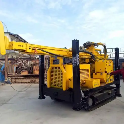 履带气动潜孔钻机全自动液压气动钻机200米钻孔 厂家直销保.