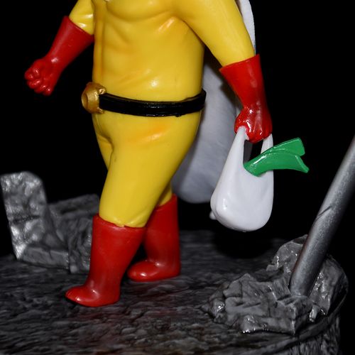 优质版一拳超人gk琦玉老师q版买菜国产手办模型汽车载摆件