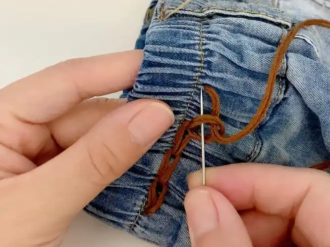 松紧裤腰太大这样改小