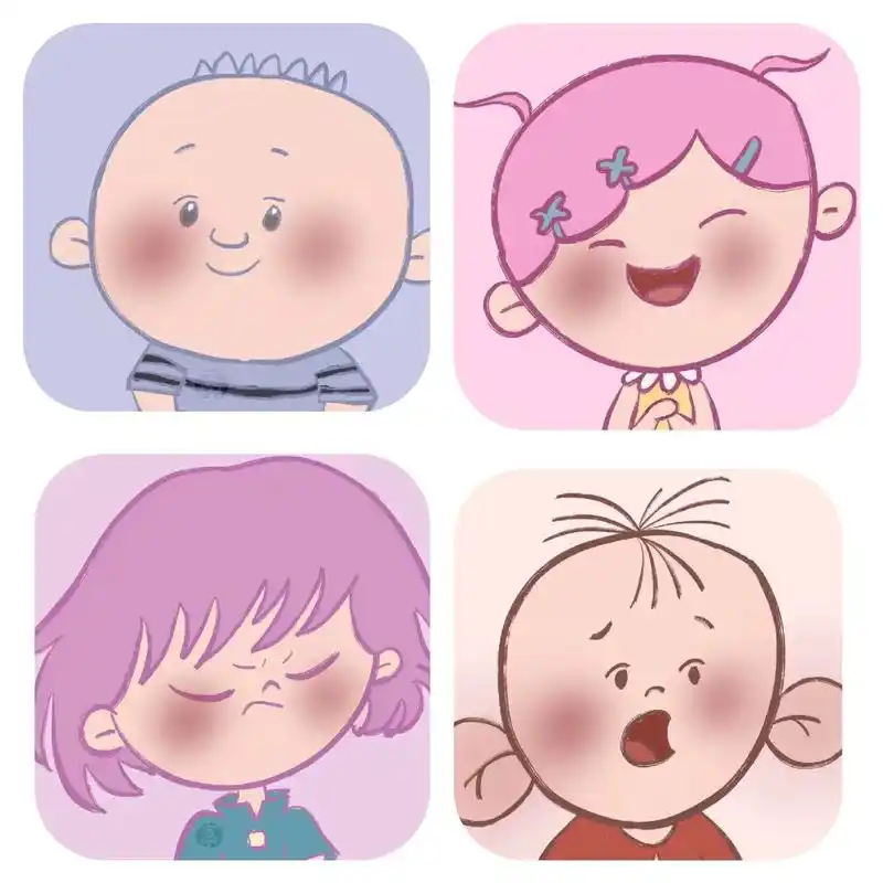 今天是四人头像哦～#卡通人物头像图集 #超萌 #符合精神状态 - 抖音