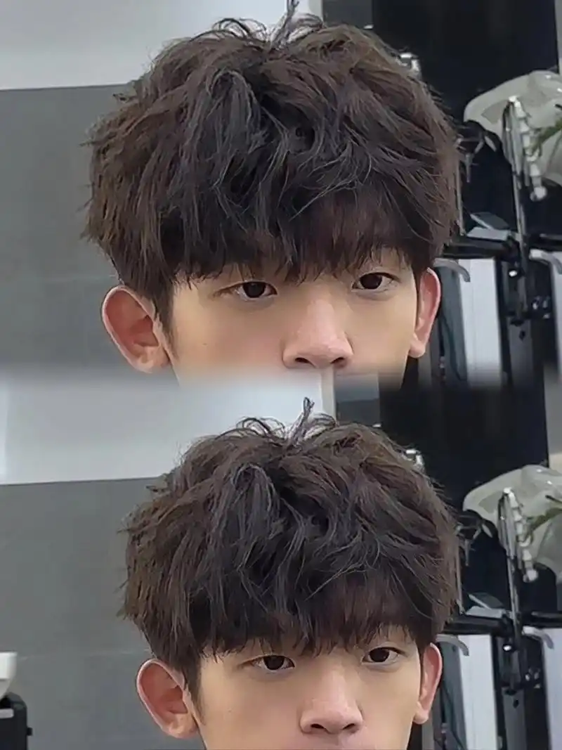 烫发 大家好我是一名在昆明专注男生发型设计定制的发型师我叫应晨