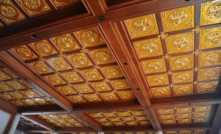 寺庙宗祠佛堂古建奢华别墅天花吊顶