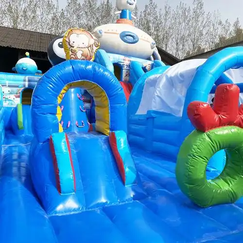 充气城堡新款淘气堡海底小纵队系列商场中庭充气城堡户外室外大型商场