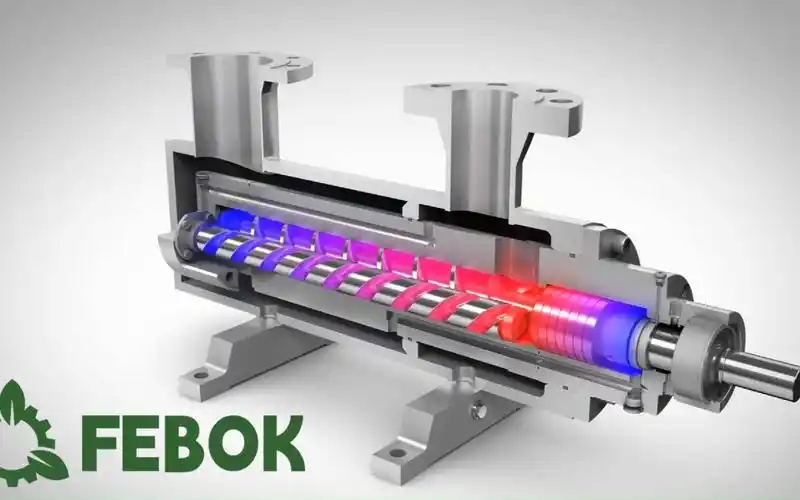 三螺杆泵工作原理动画 美国费博克febok