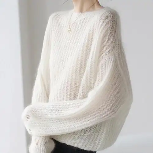 马海毛毛衣马海毛套头毛衣