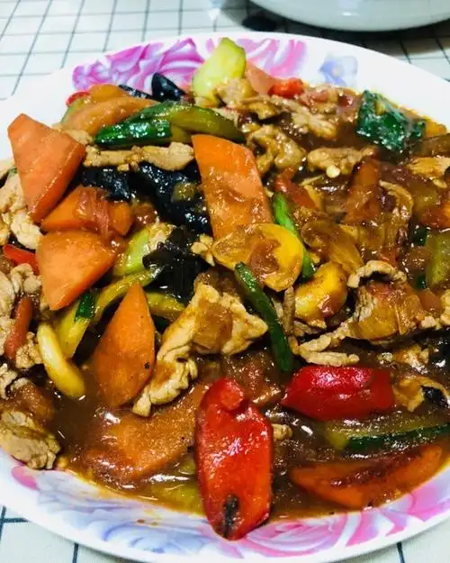 光光喵linnet做的爆炒肉片