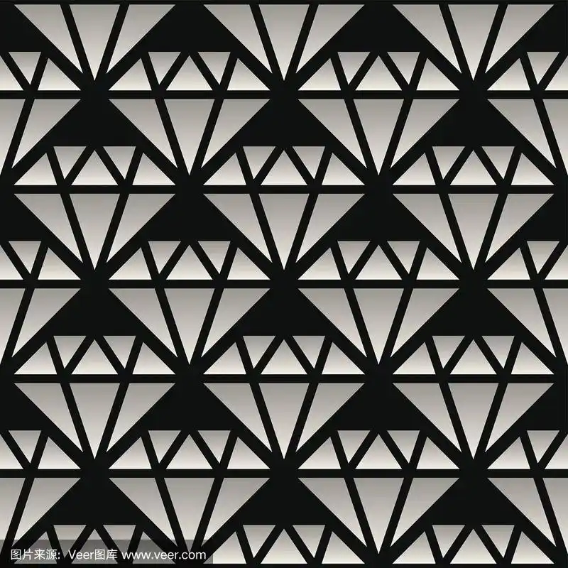 矢量,式样,黑白图片,山,水晶