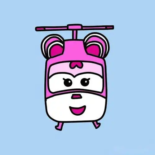 简笔画飞机怎么简笔画简单又漂亮卡通q版直升机简笔画步骤图解教程