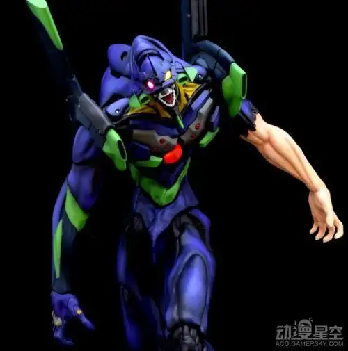 日本模型师自制eva初号机生物质感十足还能发光