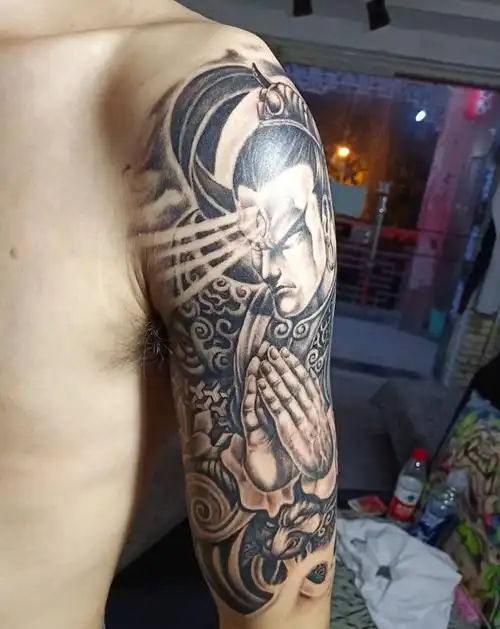 二郎神纹身图片