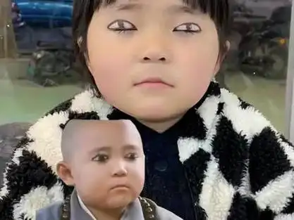 郝劭文 #女版郝劭文 小女孩版郝劭文,网友直呼:本人都生不出这么像的