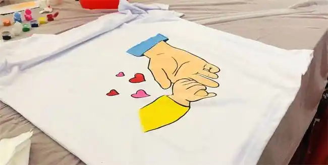 恒浩天境t恤彩绘diy相约父亲节