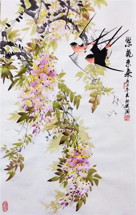 国展花鸟画作品欣赏国展花鸟画获奖作品2022已更新今日热点