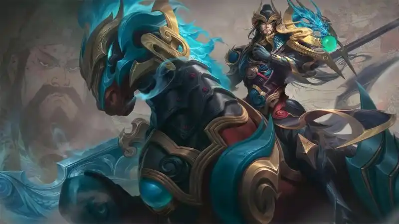 武圣关羽五虎上将王者荣耀20204k高清图片3440x1440