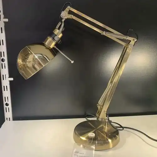 宜家芙萨工作灯台灯可弯曲调整角度护眼台灯办公台灯美式台灯