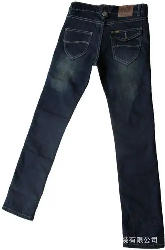 女式韩版牛仔裤小脚裤九分裤裤脚可折as-010图片_3