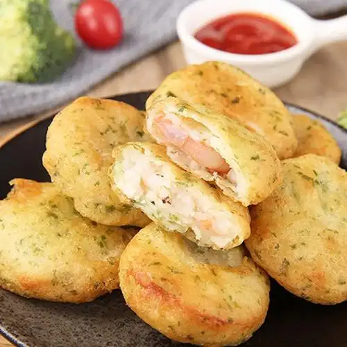 【顺丰快递】鳕鱼海苔鲜虾饼3袋*500g