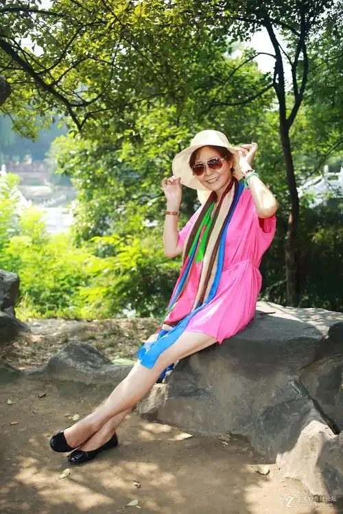 风情万种风韵犹存公园人像5