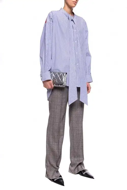 balenciaga logo衬衫